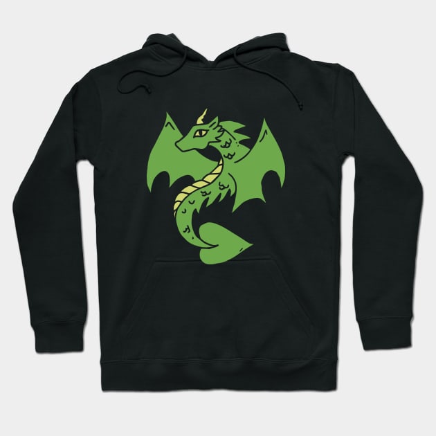 Green Dragon Hoodie by bubbsnugg